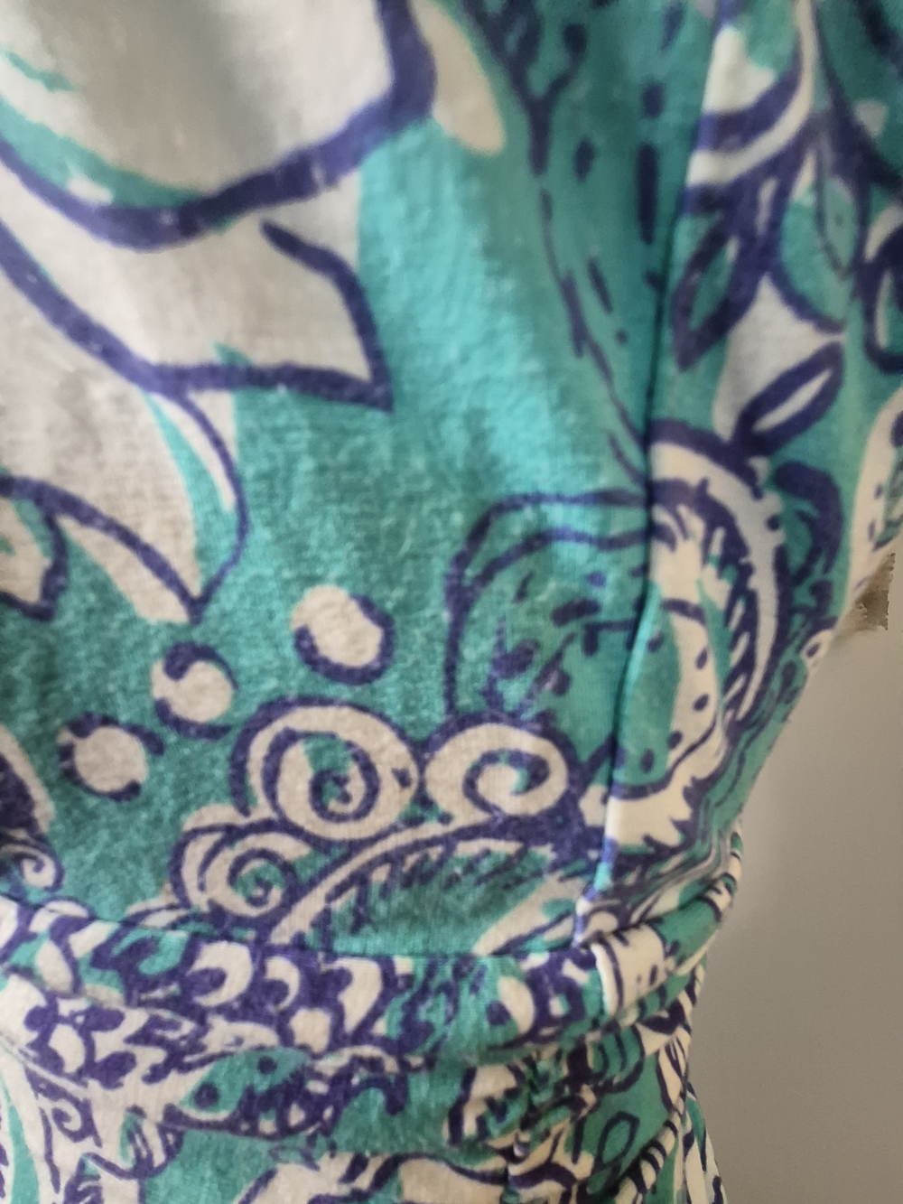 Lilly Pulitzer Holbrook Strapless Maxi Dress Montauk Seafoam Green Paisley - S - Picture 12 of 14